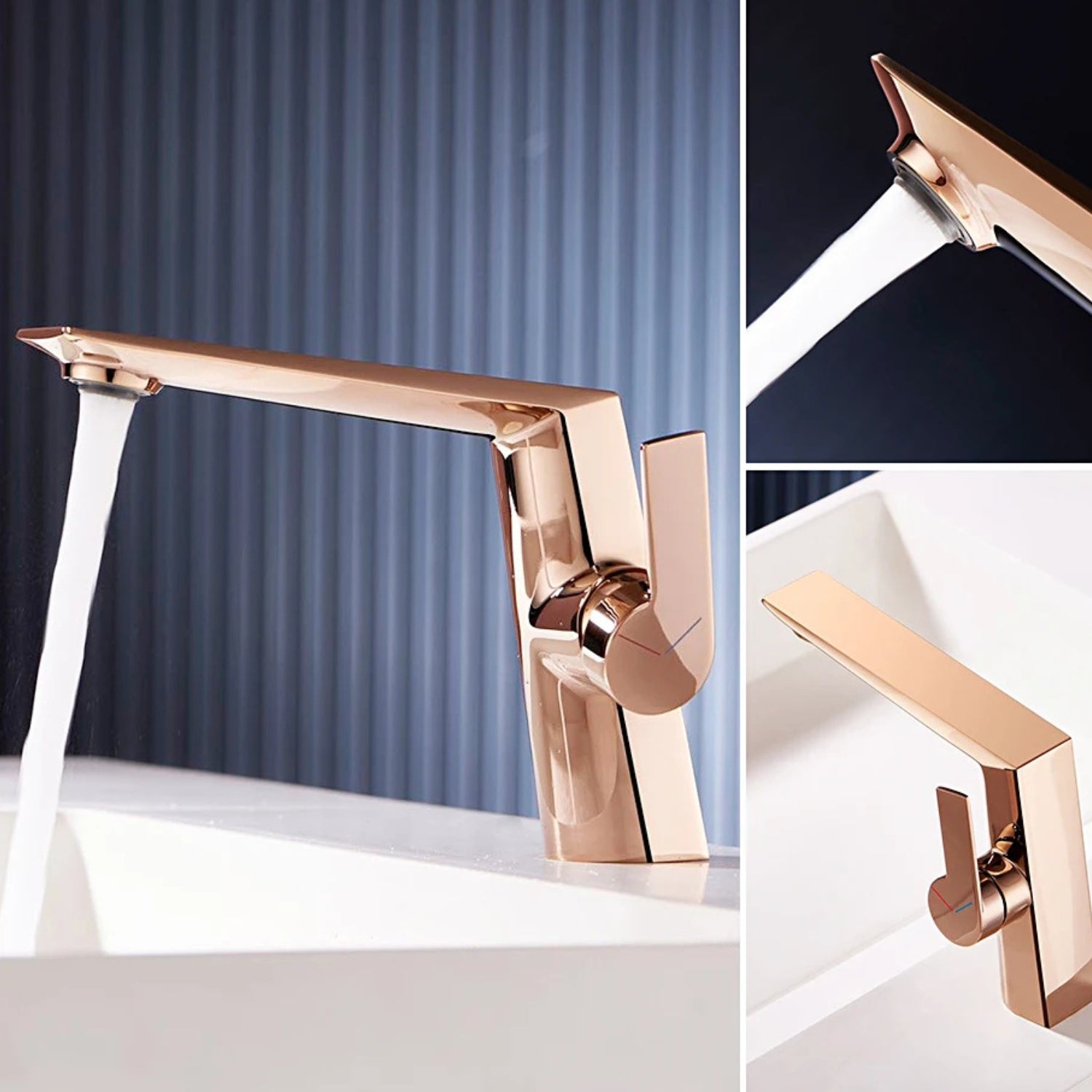 Halsa - Nordic Single Handle Hot & Cold Mixer Bathroom Sink Tap