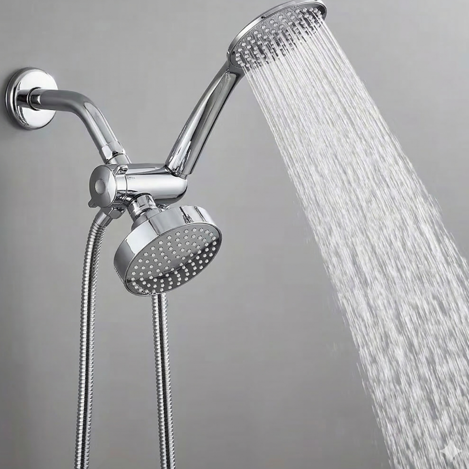 Malaren - Handheld Shower Set With Bracket Three-way Water Distributor