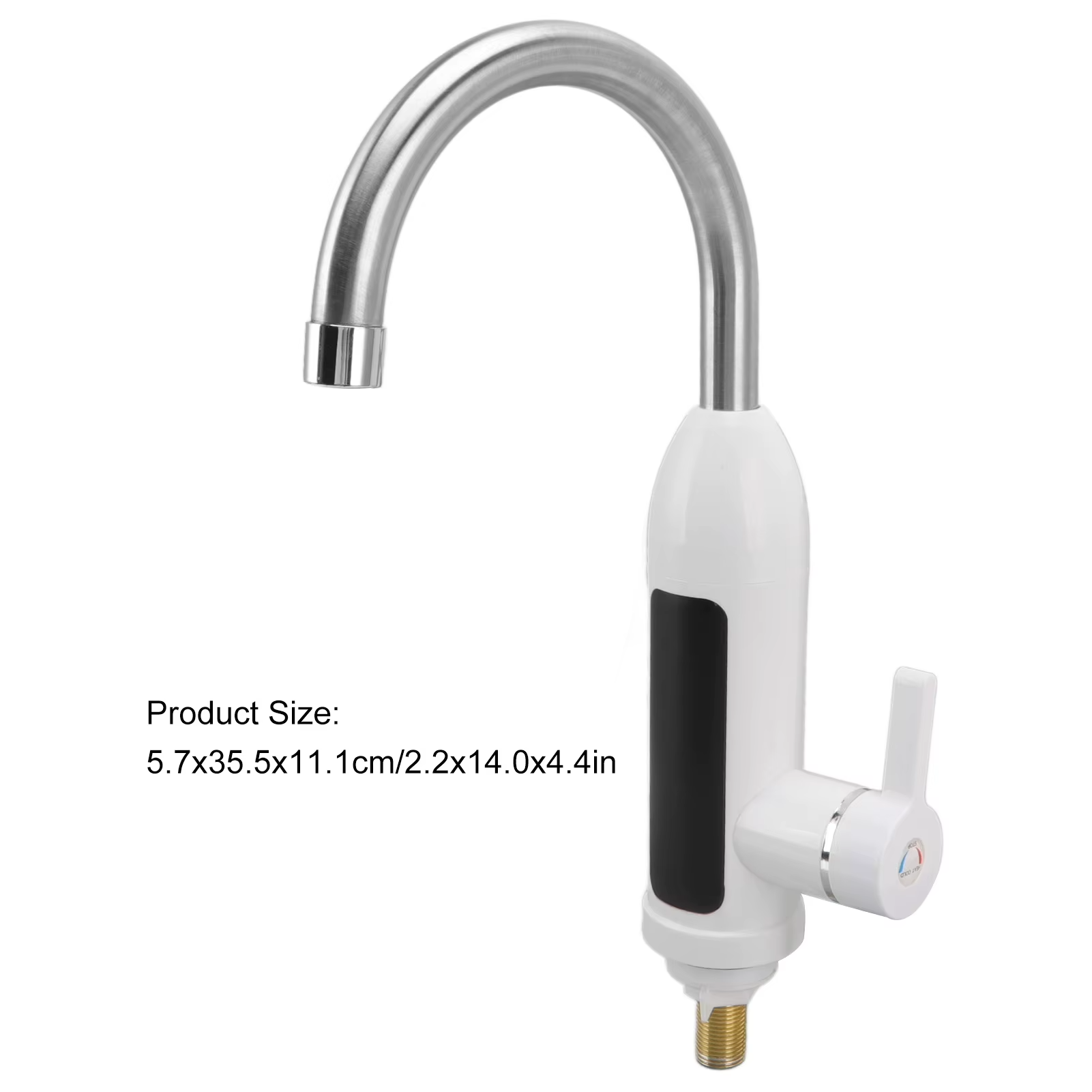 Water heating faucet