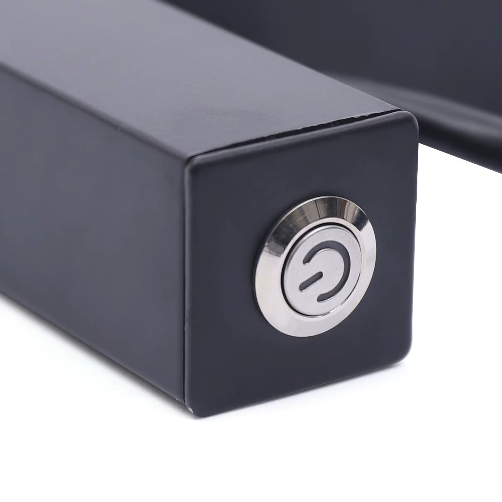 Black towel bar warmer for bathroom