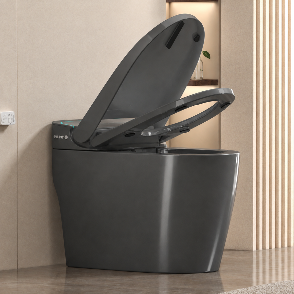 Vasteras - Smart One-Piece Bidet Toilet with Built-In Bidet