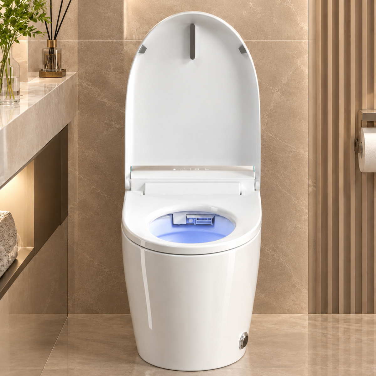 Vasteras - Smart One-Piece Bidet Toilet with Built-In Bidet