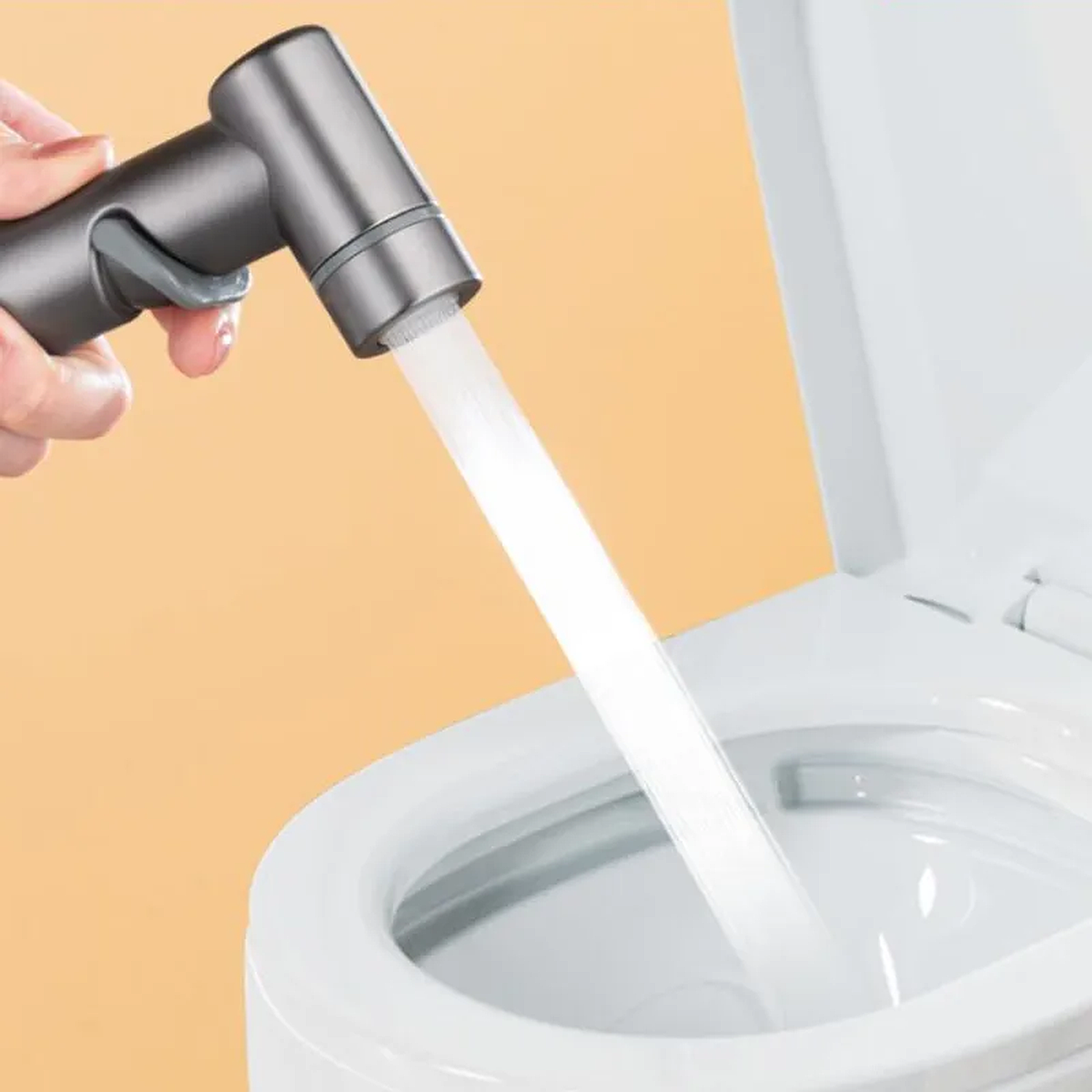 Aarhus - Hygienic Shower Bidet Sprayer – Double Outlet Angle Valve Bathroom Toilet Bidet Set