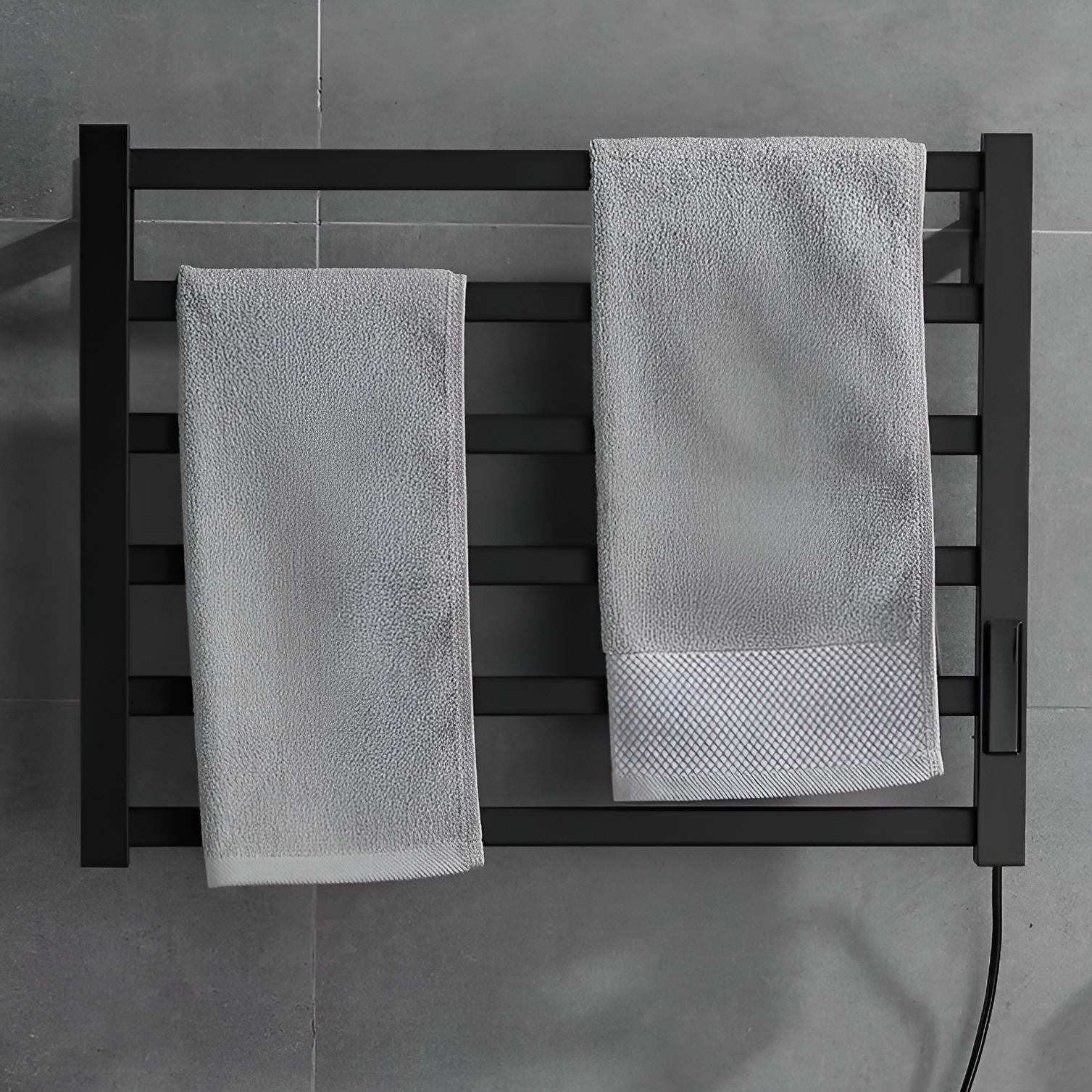 Wall mounted towel bar warmer