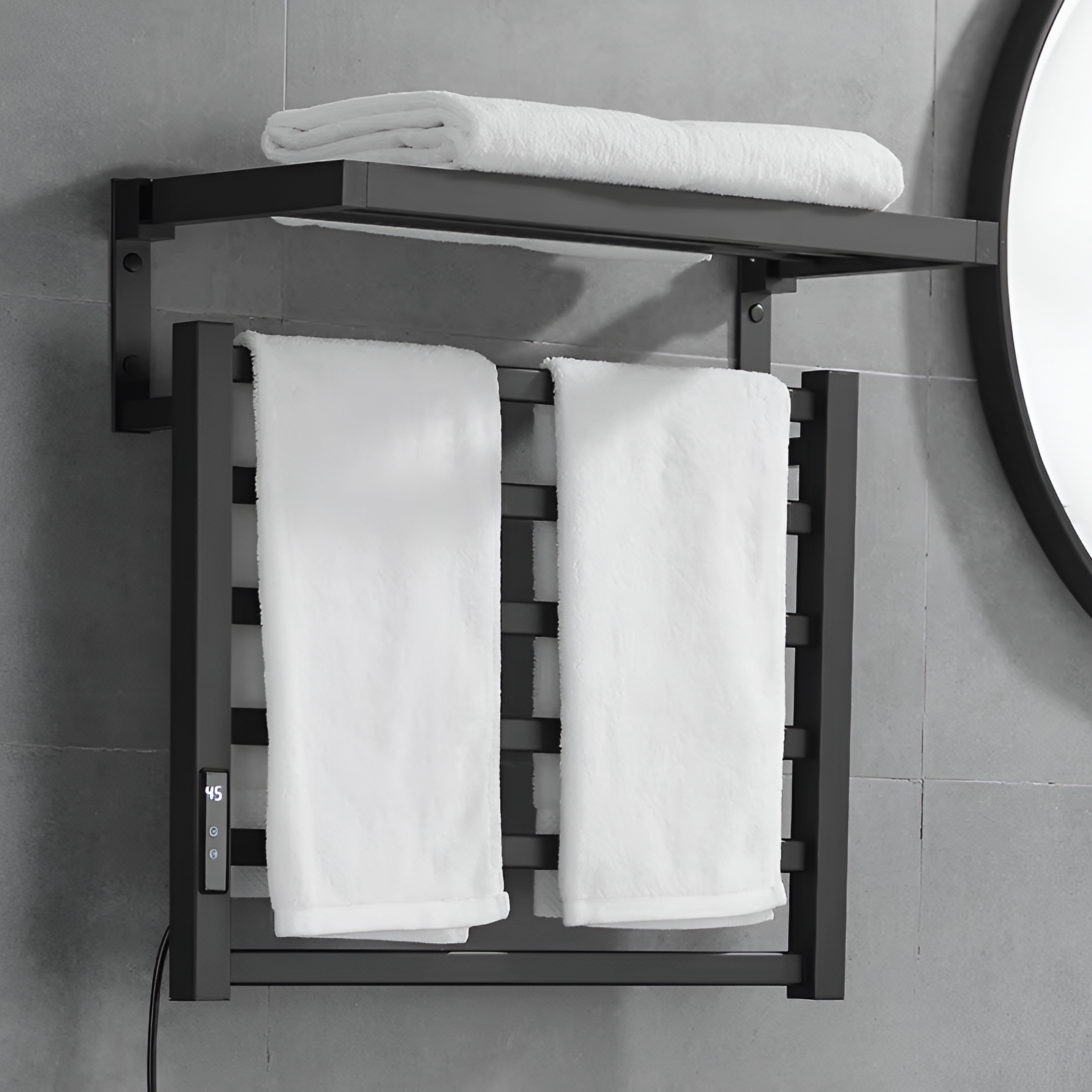 Wall mounted towel bar warmer